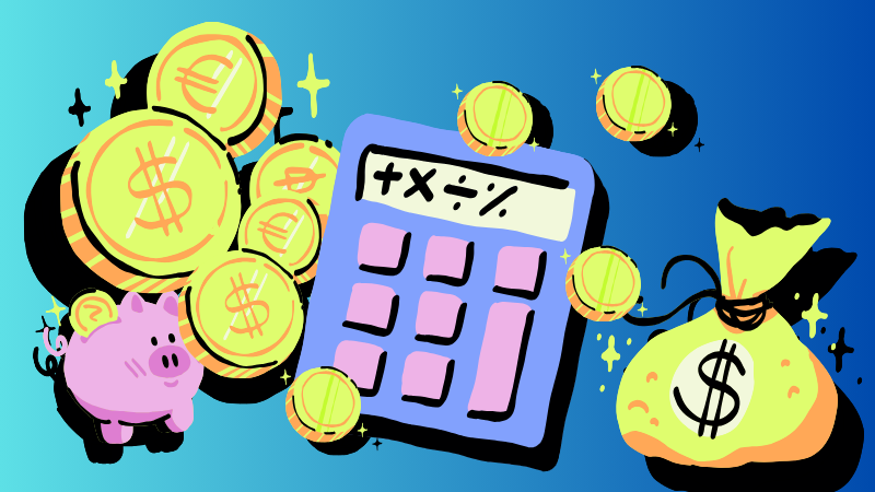 美髪とお金をイメージ