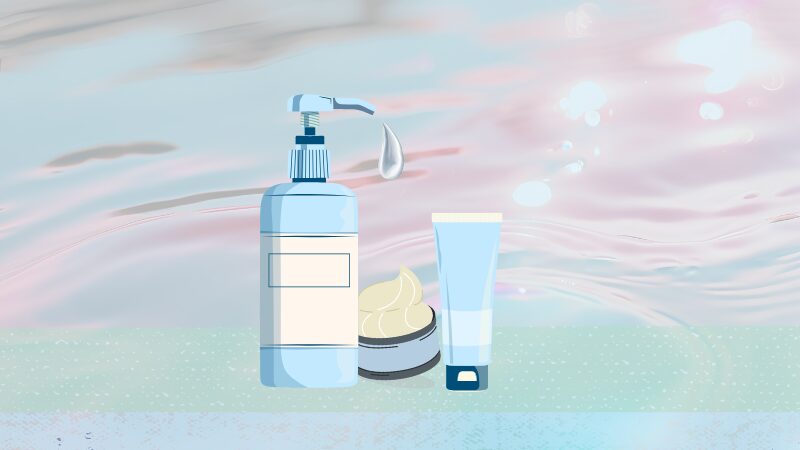 髪をしっとりとまとめる、洗い流さないクリームトリートメントの画像