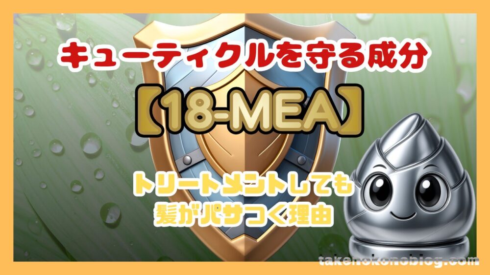 髪を守る成分18-MEAの役割