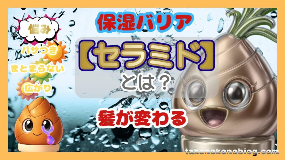 セラミドと髪の保湿バリア